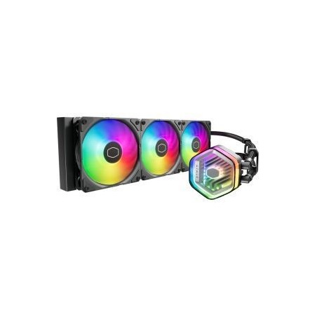 Cooler Master MasterLiquid 360 Atmos ARGB Vandkøler 1-pack Sort 120 mm
